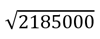 Standard deviation of areas